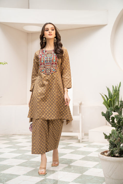 Zaiwa Embroidered Lawn ZC02