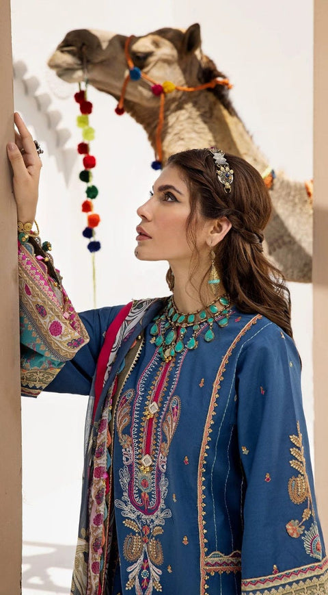 Luxury Ready to Wear Embroidered Lawn Collection by Anaya 04