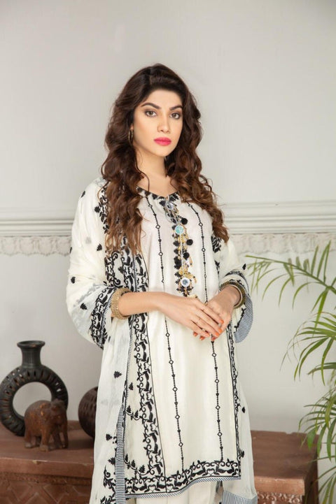 Ready to Wear Embroidered Spring Collection by Gulwarun 01