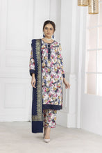 Sofia Khas Winter Linen Embroidered Shawl Dress 04