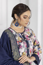 Sofia Khas Winter Linen Embroidered Shawl Dress 04