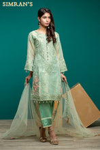 Semi Formal Organza Embroidered Dress by Simrans 03