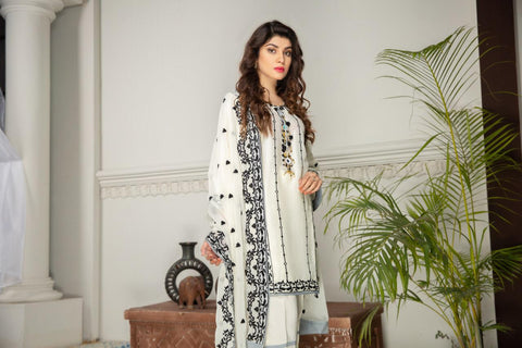 Ready to Wear Embroidered Spring Collection by Gulwarun 01