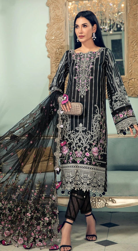 Luxury Lawn Ready to Wear 3 Pcs Dress of Anaya by Kiran Chaudhry 3A