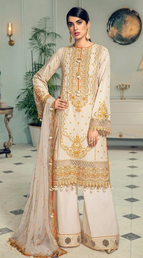 Luxury Lawn Ready to Wear 3 Pcs Dress of Anaya by Kiran Chaudhry 5B