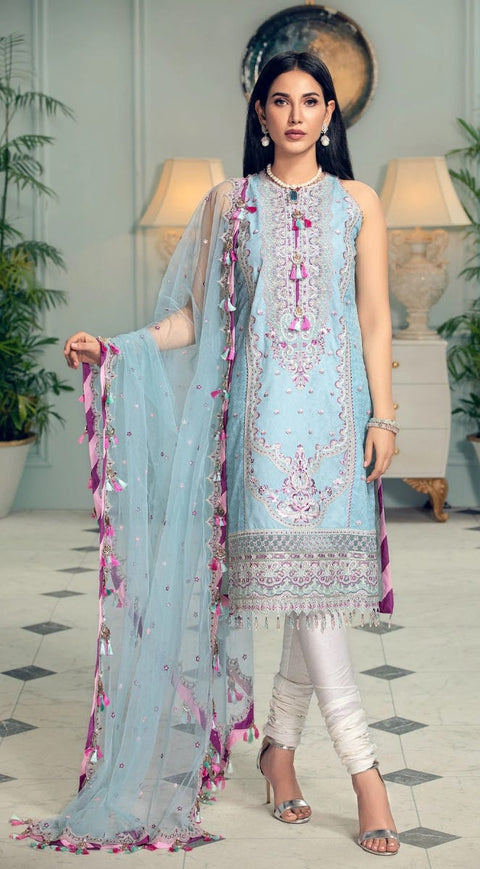 Luxury Lawn Ready to Wear 3 Pcs Dress of Anaya by Kiran Chaudhry 5A