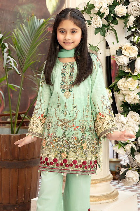 Girls Lawn Ready to Wear 3 Pcs Collection by Mona 04