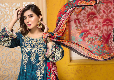 Lawn Embroidered Ready to Wear Collection by Simrans 06