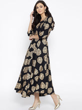 Block Printed Ready to Wear dress by Zaiwa