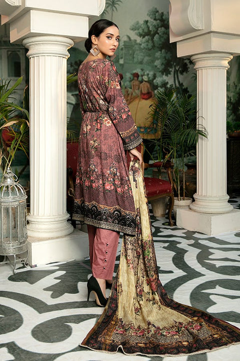 Ready to Wear Embroidered Lawn Collection by Mona 01