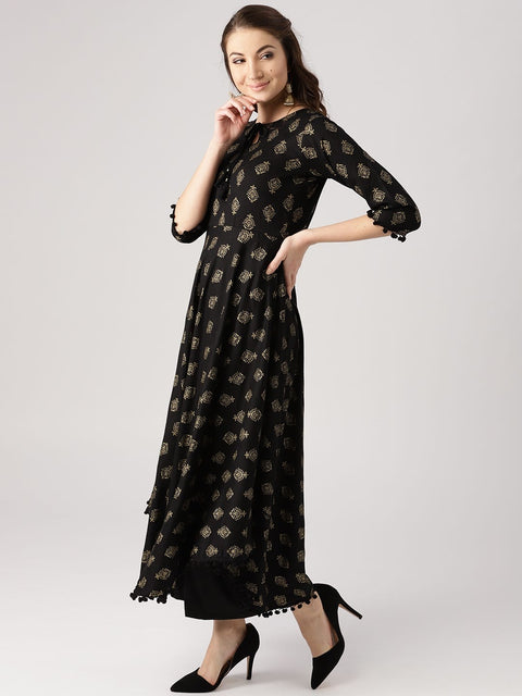 Block Printed Ready to Wear dress by Zaiwa