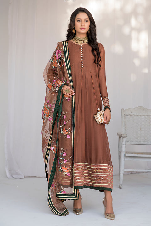 Aleezay Formal Chiffon Long Frock 07