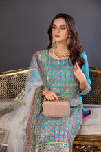 Aleezay Chiffon Formal Embroidered Dress 01