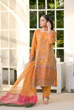 3pc Embroidered Chiffon Dress 04