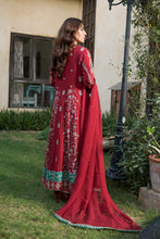 3pc Embroidered Chiffon Long Frock 07