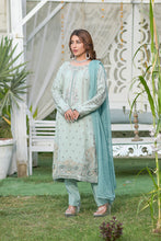 3pc Embroidered Chiffon Dress 02