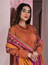 3pc LimeLight Khaddar Dress U2107-Orange