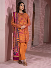 3pc LimeLight Khaddar Dress U2107-Orange