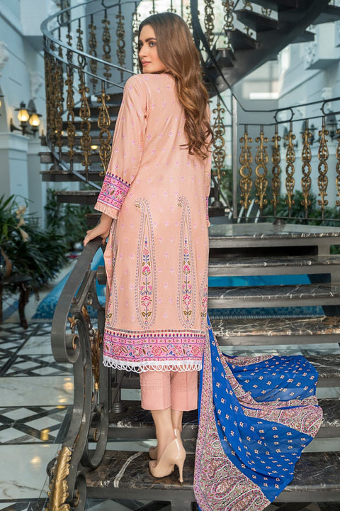 Ready to Wear 3 Pcs Lawn Embroidered Dress by Aabpara 03