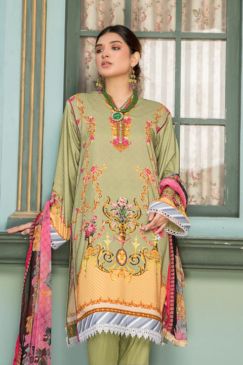 Spring Ready to Wear 3 Pcs Embroidered Collection by Aleezay 05