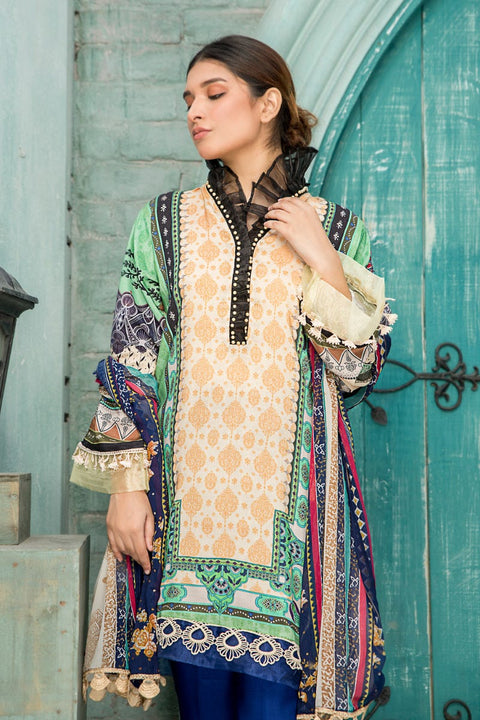 Spring Ready to Wear 3 Pcs Embroidered Collection by Aleezay 17