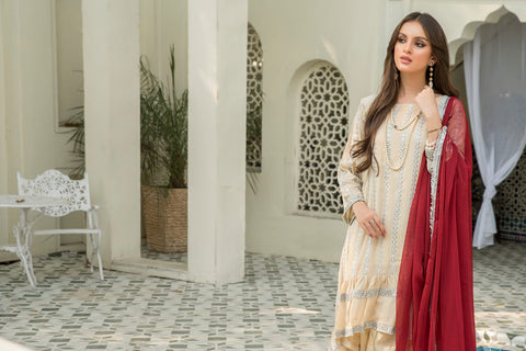 Chiffon Ready to Wear Embroidered Collection by Aleezay 05