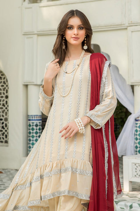 Chiffon Ready to Wear Embroidered Collection by Aleezay 05