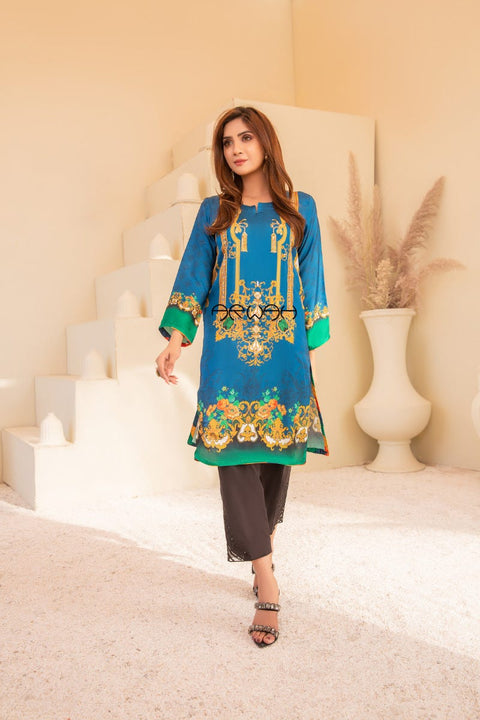 Silk Ready to Wear Kurta by Arwah 01