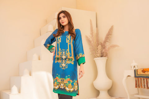 Silk Ready to Wear Kurta by Arwah 01