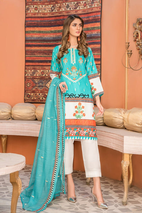 Festive Lawn Ready to Wear Collection by Arwah 01