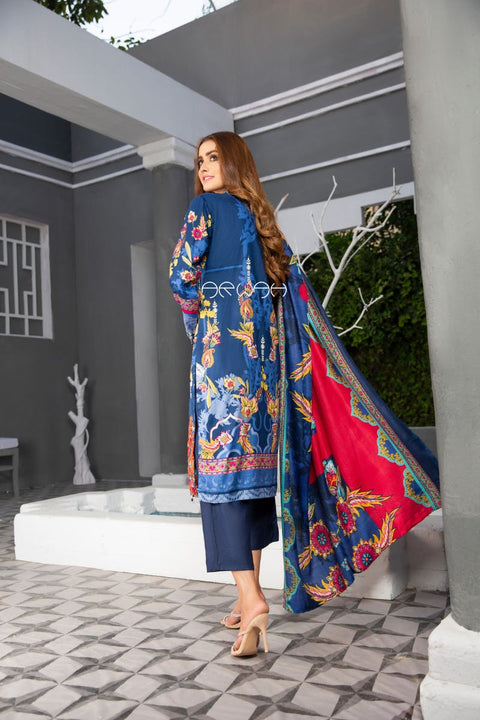 Winter Ready to Wear 3Pcs Embroidered Collection by Arwah 02