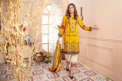 Winter Ready to Wear 3Pcs Embroidered Collection by Arwah 13