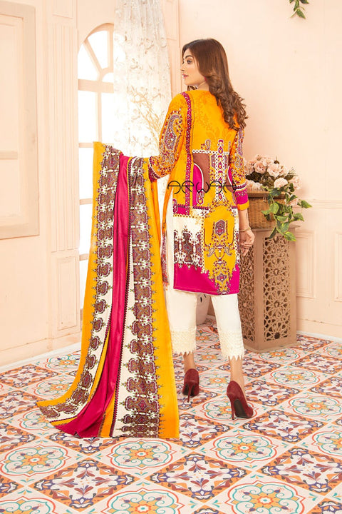 Winter Ready to Wear 3Pcs Embroidered Collection by Arwah 08