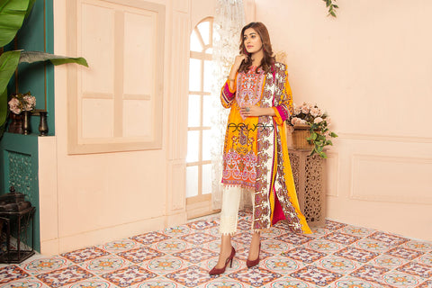 Winter Ready to Wear 3Pcs Embroidered Collection by Arwah 08