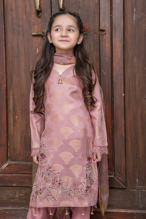 Kids Ready to Wear 3 Pcs Lawn Collection by Arwah 01