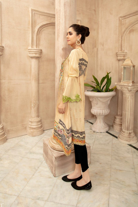 Grip Silk Ready to Wear Embroidered kurta by Mona 08