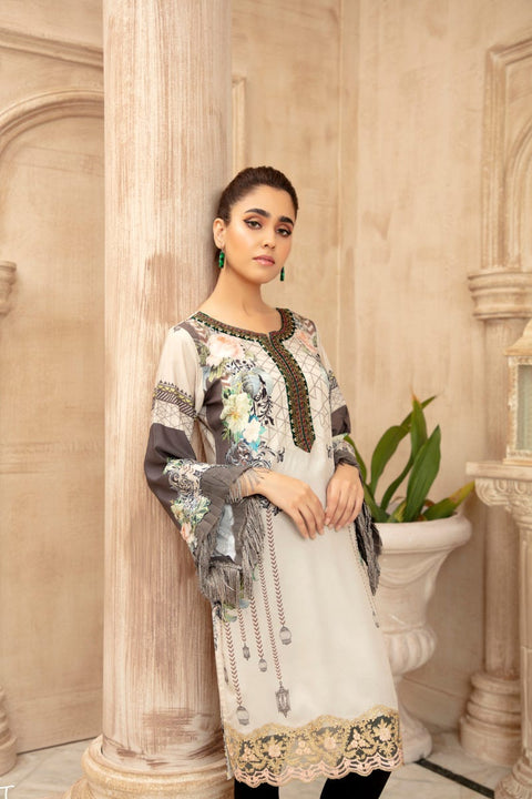 Grip Silk Ready to Wear Embroidered kurta by Mona 03