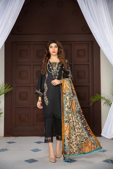 Gulwarun Winter Ready to Wear 3Pcs Embroidered Collection 06