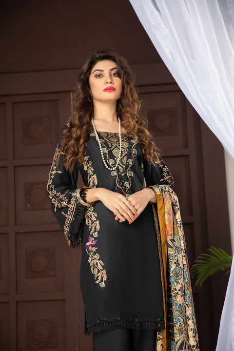 Gulwarun Winter Ready to Wear 3Pcs Embroidered Collection 06