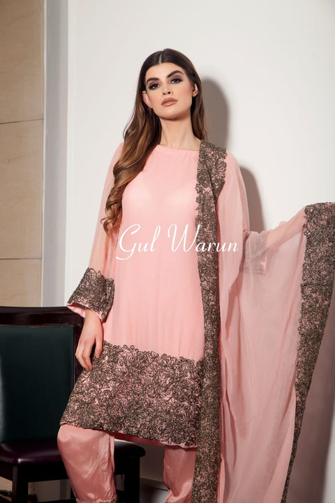 Peony Pure Chiffon Eid Collection by Gulwarun