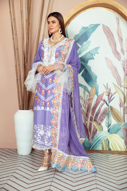 Luxury Lawn Ready to Wear 3 Pcs Collection by Gulwarun 05