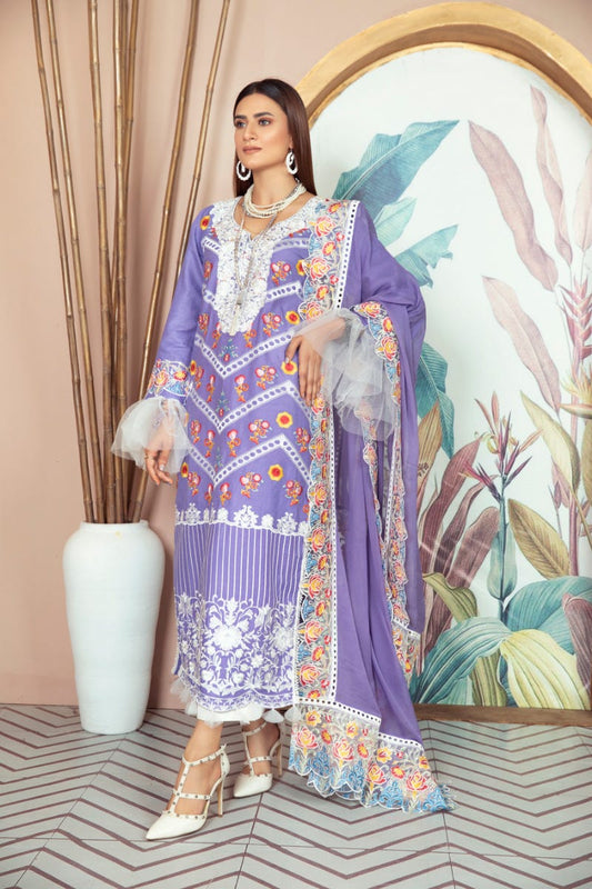 Luxury Lawn Ready to Wear 3 Pcs Collection by Gulwarun 05