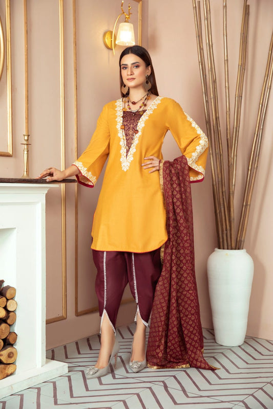 Luxury Lawn Ready to Wear 3 Pcs Collection by Gulwarun 06