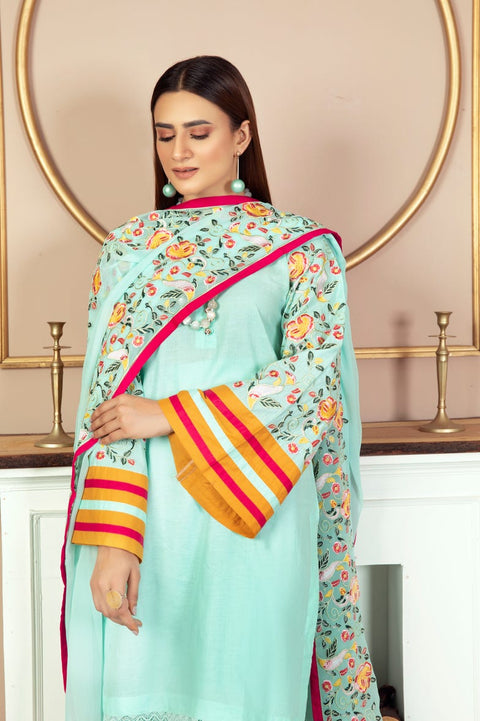 Luxury Lawn Ready to Wear 3 Pcs Collection by Gulwarun 08