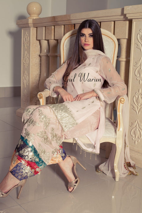 Pink Charm Luxury Formal Dress by Gulwarun