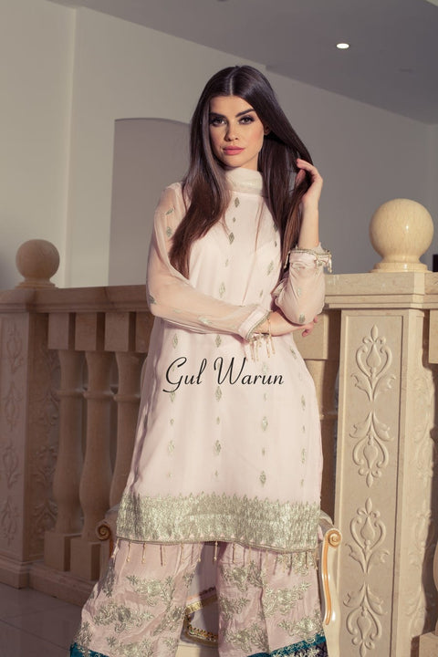 Pink Charm Luxury Formal Dress by Gulwarun