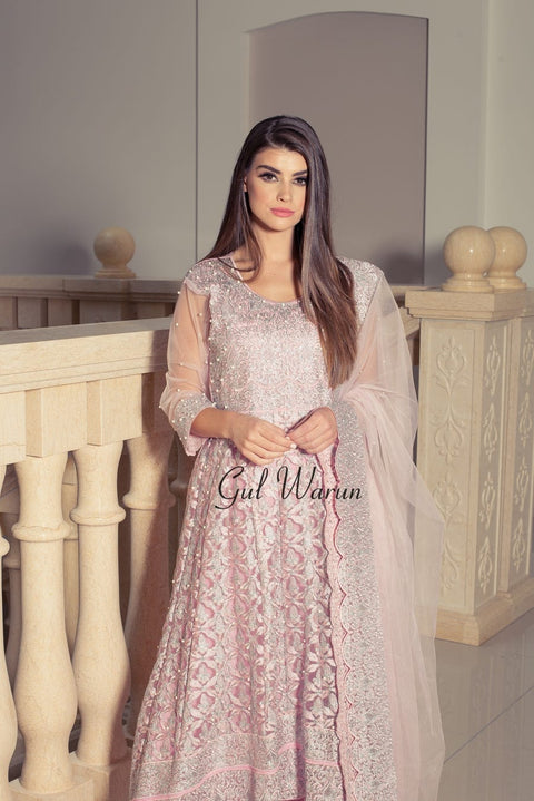 Pretty Pink Luxury Formal Dress by Gulwarun