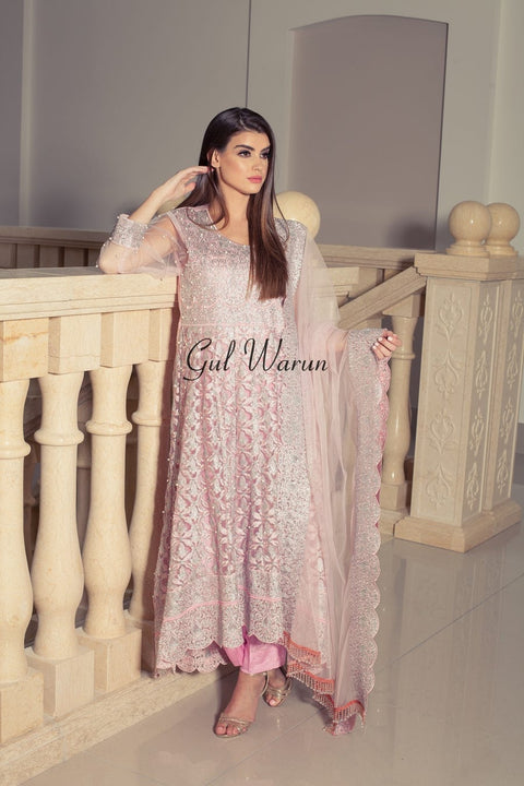 Pretty Pink Luxury Formal Dress by Gulwarun