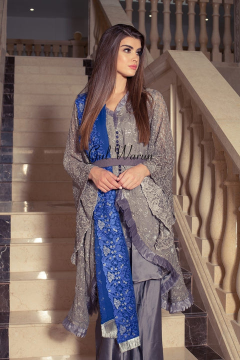 Grey Glam Luxury Formal Dress by Gulwarun