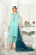 Gulwarun Formal Ready to Wear Chiffon Embroidered Dress 05